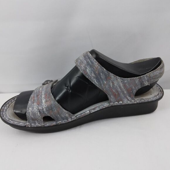 Alegria Vienna Smoke VIE-123 Sandal Slingback Shoes Leather Womens 39 US 9 - Picture 5 of 11